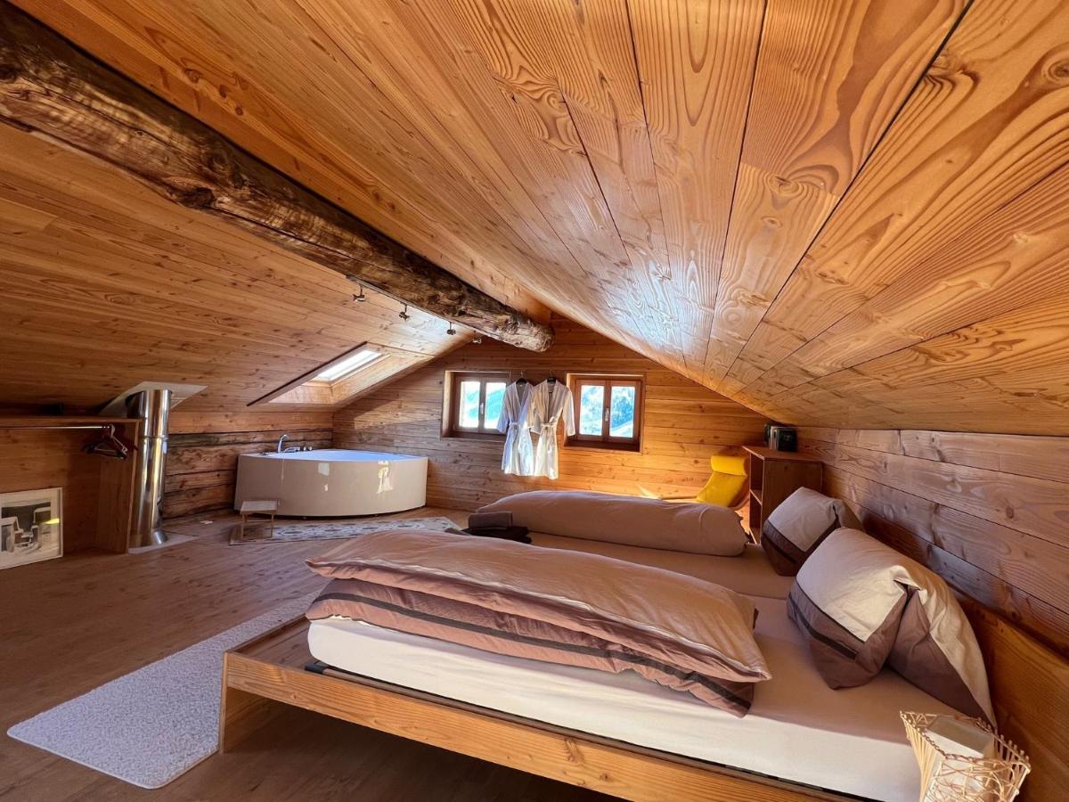 Chalet Biene - Swiss Alp Chalet With Sauna And Jacuzzi Ulrichen Exterior foto